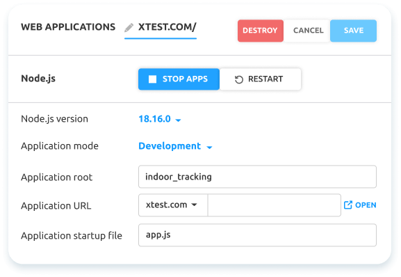 Simplify Node.js App Management | MilesWeb India