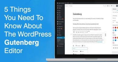 WordPress Gutenberg Editor