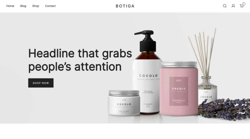 botiga wordpress theme