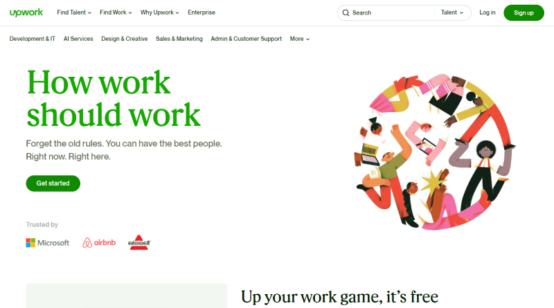 Upwork Freelance Website