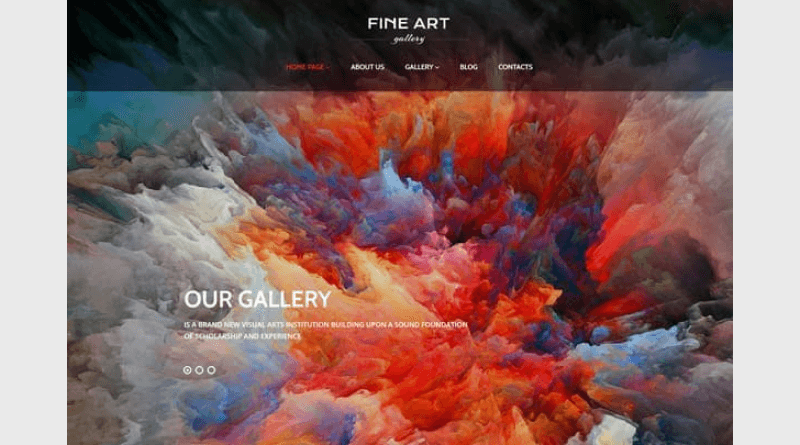 fine art wordpress themes for artists