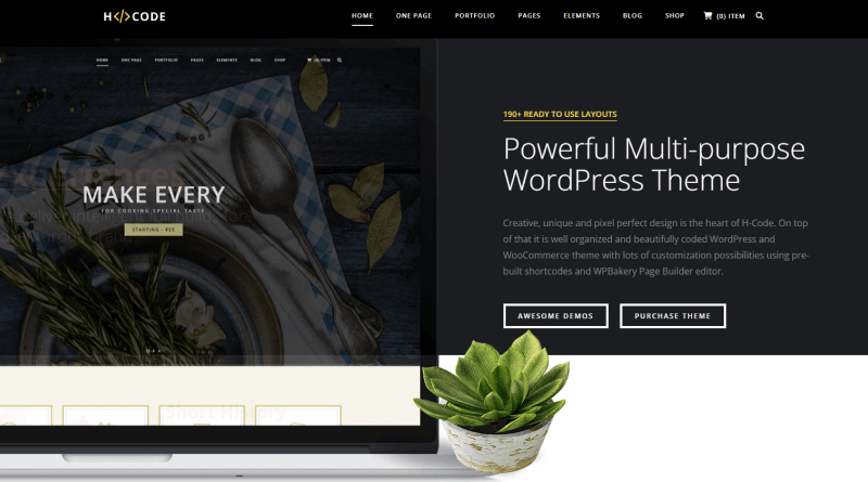 h-code architecture wordpress themes