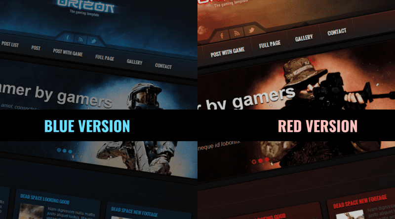 orizon gaming wordpress themes