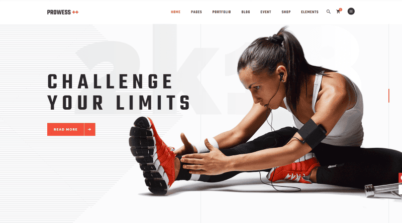 prowess wordpress fitness themes