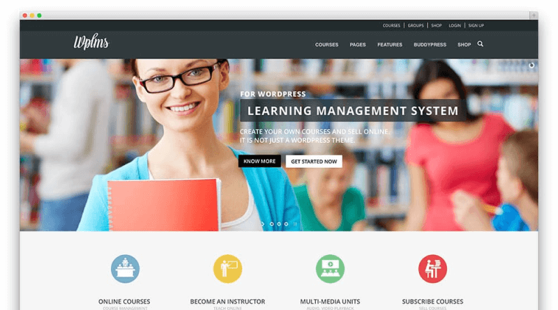 wplms learning management system education wordpress themes