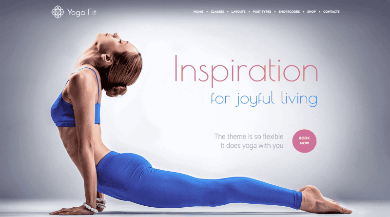 yoga fit wordpress fitness themes