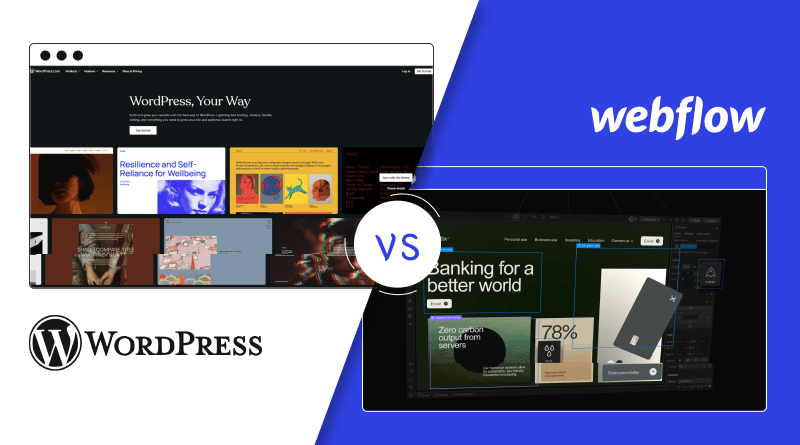 WordPress vs. Webflow