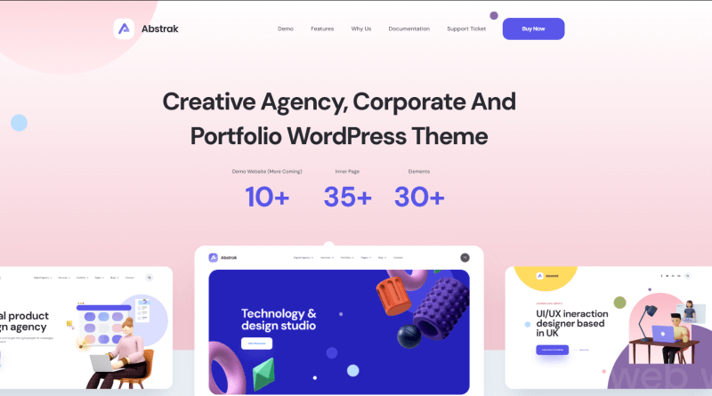 Abstrak WordPress Themes