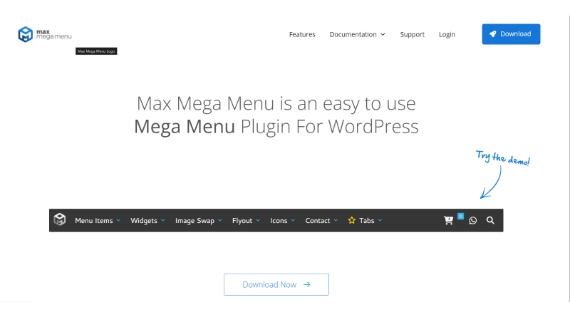 Max Mega Menu