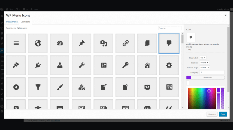 Menu Icons