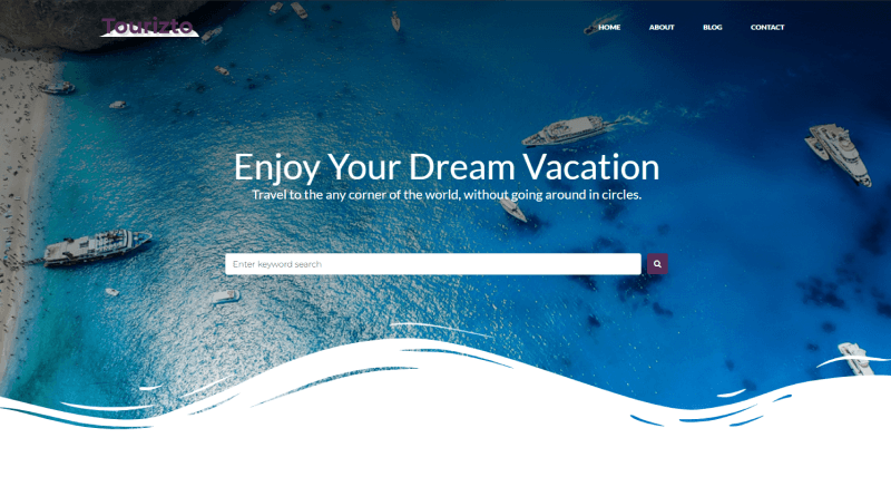 Tourizto Lite - Travel Company WordPress Elementor Theme