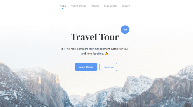 Travel Tour – Travel Booking WordPress