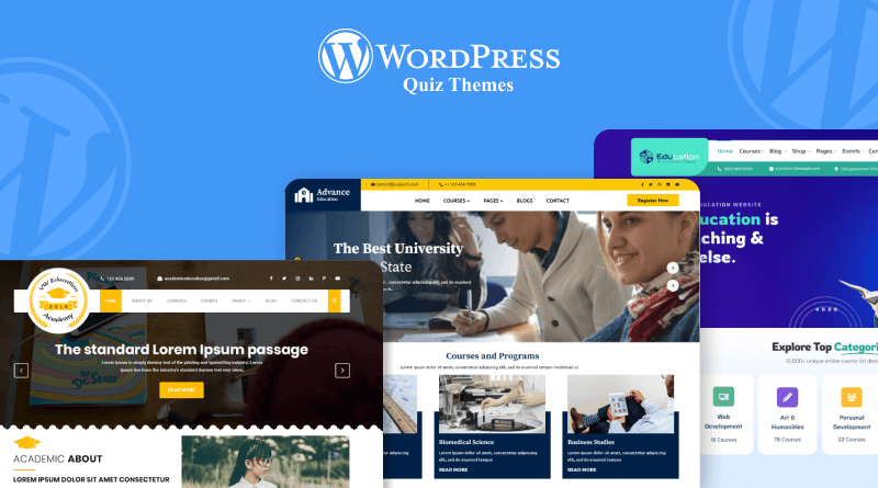 Top WordPress Quiz Themes for Engaging Quizzes