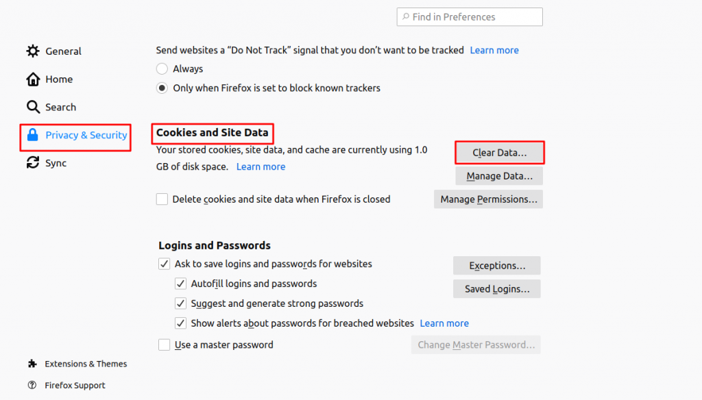 edge browser clear cache and cookies