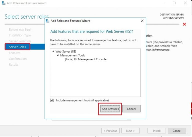 Install And Configure The IIS On Windows Server