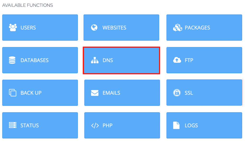 create nameservers and  point domain