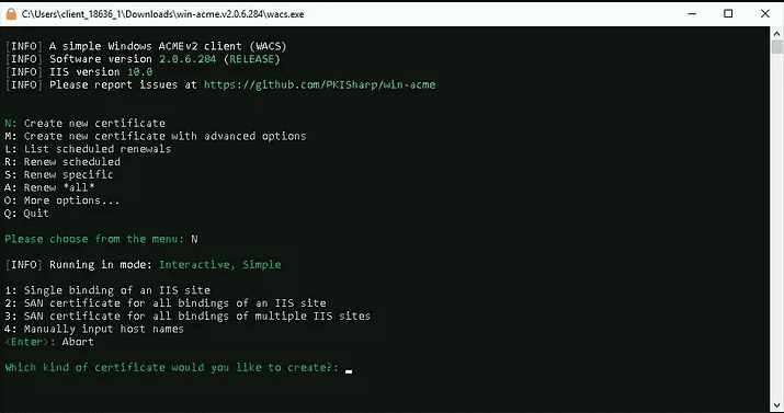 Single binding of an IIS site