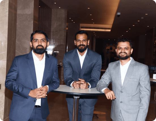 Founders of MilesWeb - Chinmay Dingore, Deepak Kori and Chetan Mahale | MilesWeb India