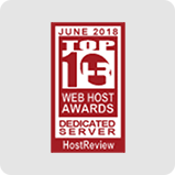 Top 10 Dedicated Server Provider Award by HostReview | MilesWeb India