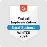 Fastest Implementation Small Business Winter by G2 | MilesWeb India