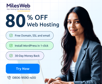 Web hosting + Free Domain | MilesWeb India