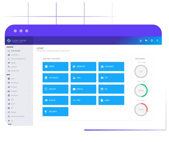 CyberPanel VPS Hosting | MilesWeb India