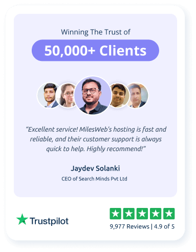 Winning The Trust Of 50,000+ Clients | MilesWeb India